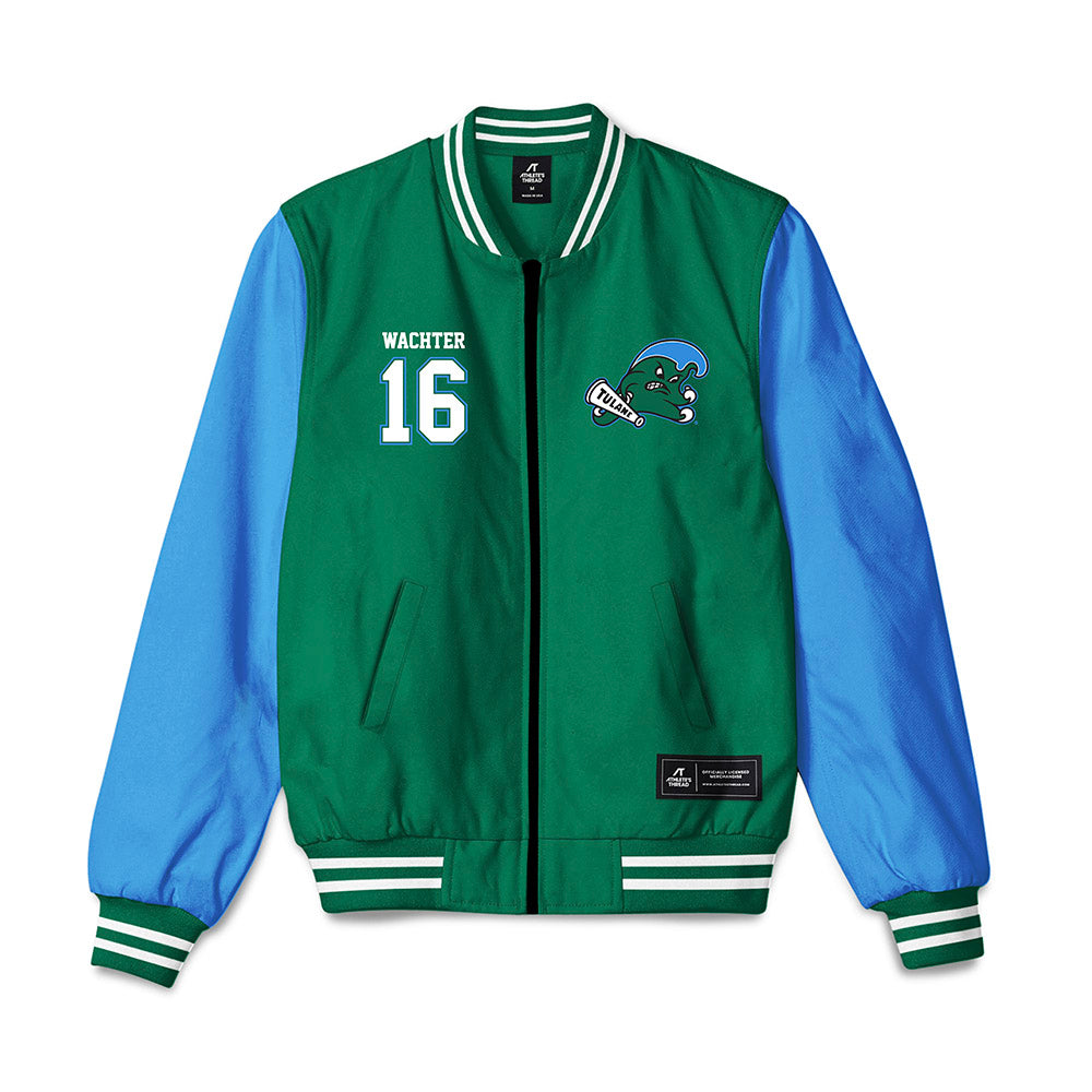 Tulane - NCAA Baseball : Jonah Wachter - Bomber Jacket