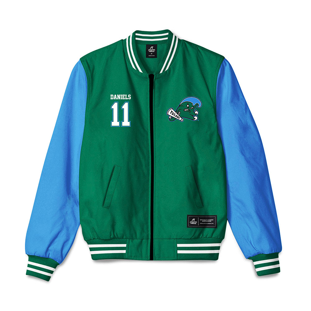 Tulane - NCAA Men's Basketball : Percy Daniels - Bomber Jacket