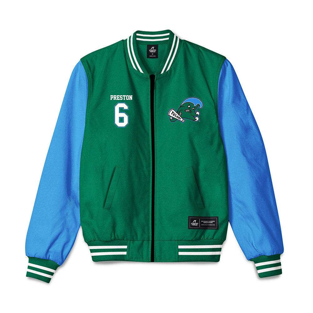 Tulane - NCAA Football : Shazz Preston - Bomber Jacket