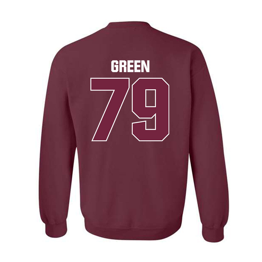 SIU Carbondale - NCAA Football : Donte Green - Classic Shersey Crewneck Sweatshirt-1