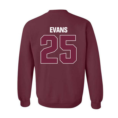 SIU Carbondale - NCAA Baseball : Andrew Evans - Classic Shersey Crewneck Sweatshirt-1