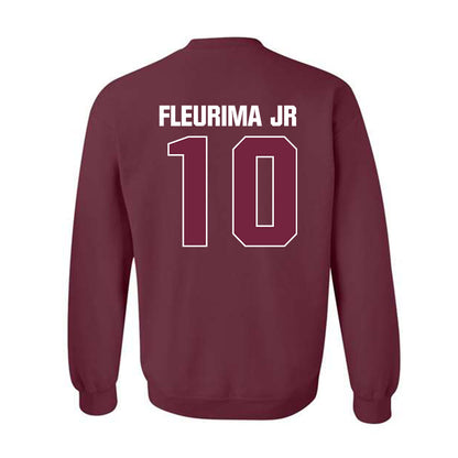 SIU Carbondale - NCAA Football : Bernadin Fleurima Jr - Classic Shersey Crewneck Sweatshirt-1