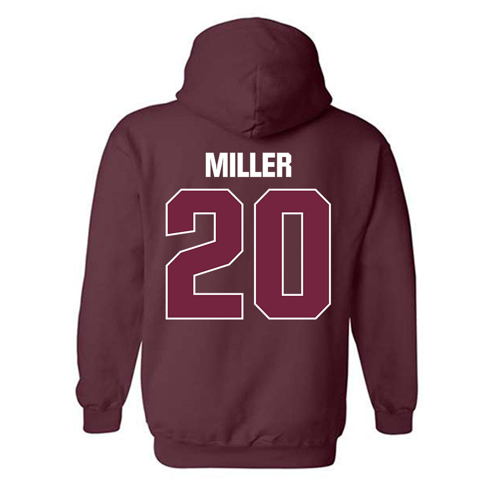 SIU Carbondale - NCAA Baseball : Charlie Miller - Classic Shersey Hooded Sweatshirt-1