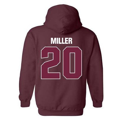 SIU Carbondale - NCAA Baseball : Charlie Miller - Classic Shersey Hooded Sweatshirt-1