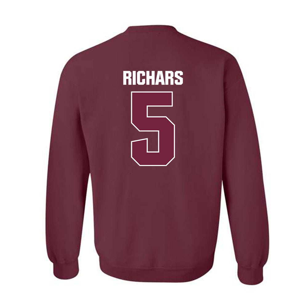 SIU Carbondale - NCAA Baseball : Grant Richars - Classic Shersey Crewneck Sweatshirt-1