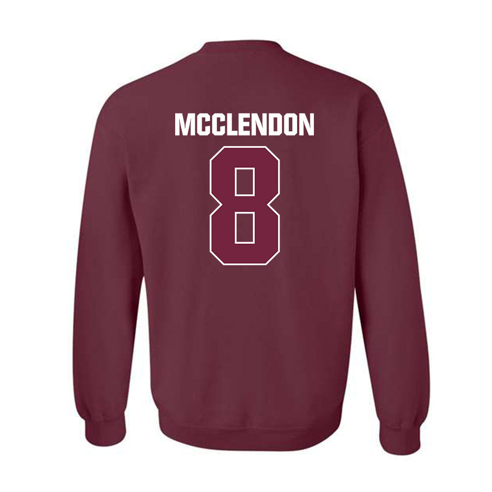 SIU Carbondale - NCAA Football : Jeremiah McClendon - Classic Shersey Crewneck Sweatshirt-1