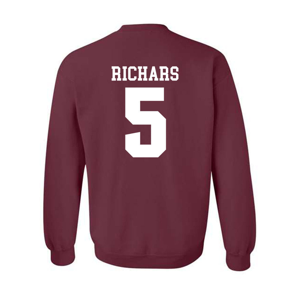 SIU Carbondale - NCAA Baseball : Grant Richars - Classic Shersey Crewneck Sweatshirt-1