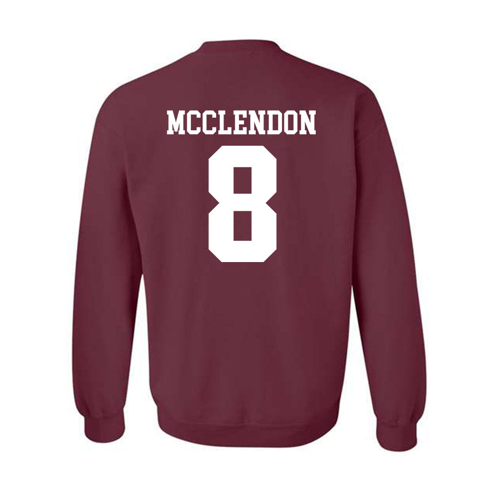 SIU Carbondale - NCAA Football : Jeremiah McClendon - Classic Shersey Crewneck Sweatshirt-1