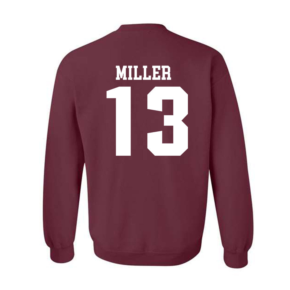 SIU Carbondale - NCAA Football : Camron Miller - Classic Shersey Crewneck Sweatshirt-1
