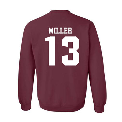 SIU Carbondale - NCAA Football : Camron Miller - Classic Shersey Crewneck Sweatshirt-1