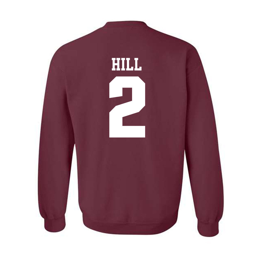 SIU Carbondale - NCAA Football : Naz Hill - Classic Shersey Crewneck Sweatshirt-1