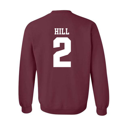 SIU Carbondale - NCAA Football : Naz Hill - Classic Shersey Crewneck Sweatshirt-1