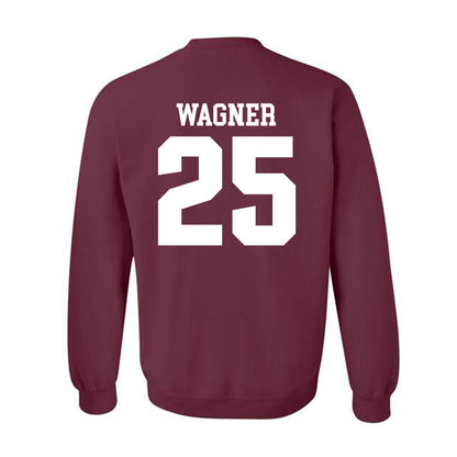 SIU Carbondale - NCAA Football : Kayleb Wagner - Classic Shersey Crewneck Sweatshirt-1