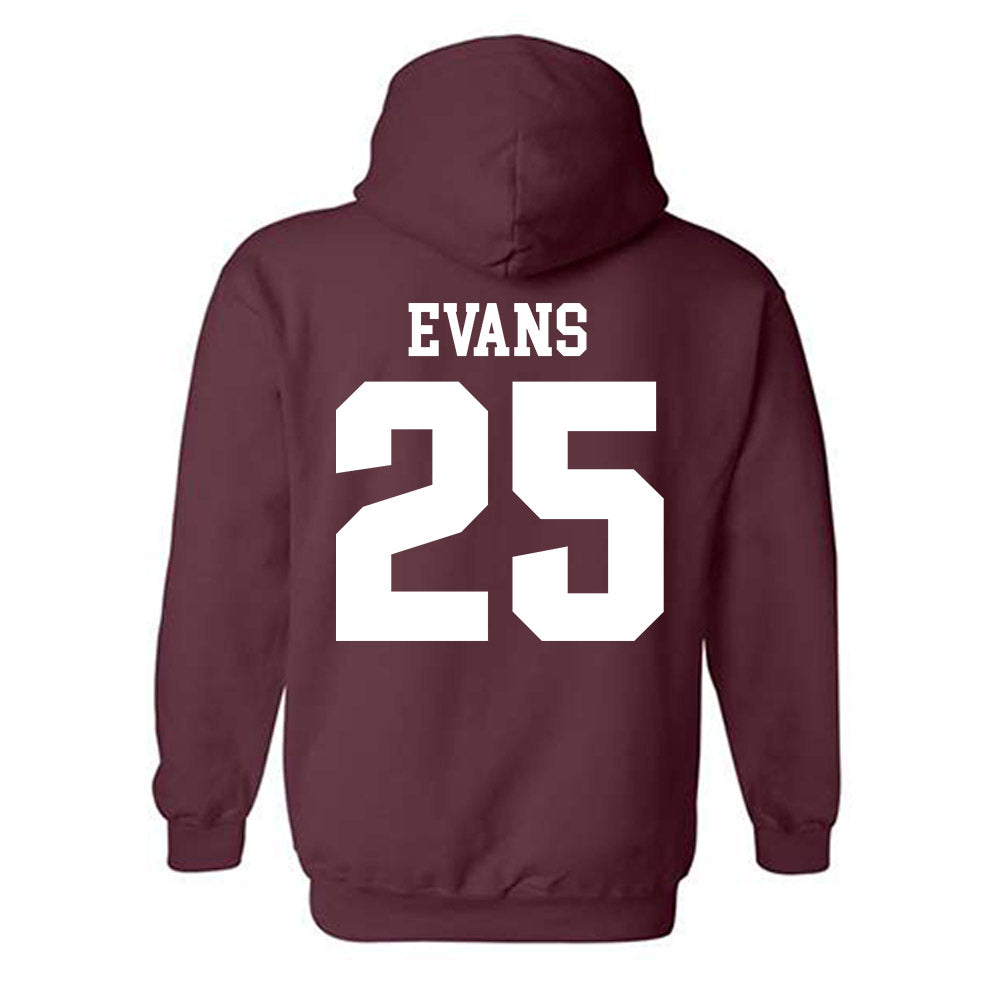 SIU Carbondale - NCAA Baseball : Andrew Evans - Classic Shersey Hooded Sweatshirt-1
