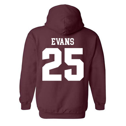 SIU Carbondale - NCAA Baseball : Andrew Evans - Classic Shersey Hooded Sweatshirt-1