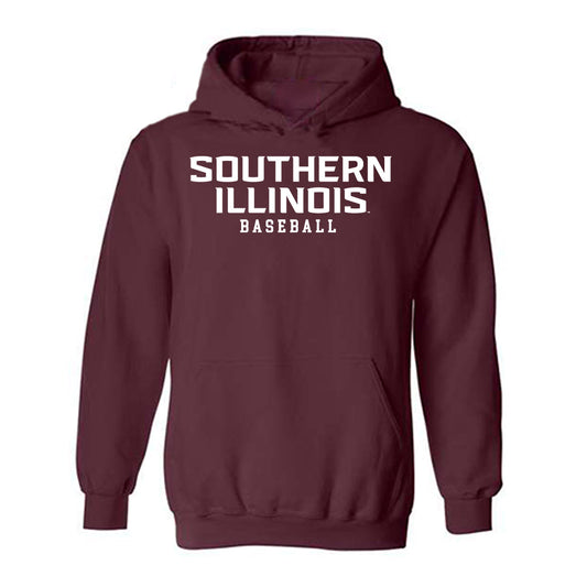 SIU Carbondale - NCAA Baseball : Grant Richars - Classic Shersey Hooded Sweatshirt-0