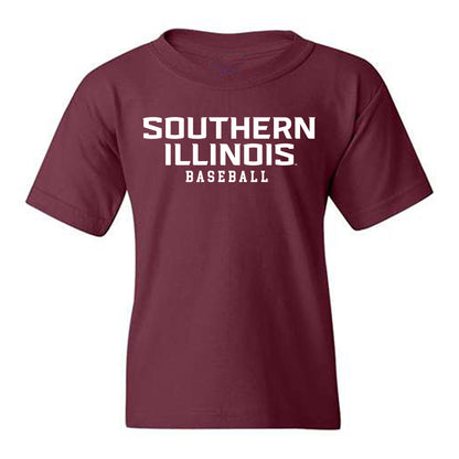 SIU Carbondale - NCAA Baseball : Charlie Miller - Classic Shersey Youth T-Shirt-0