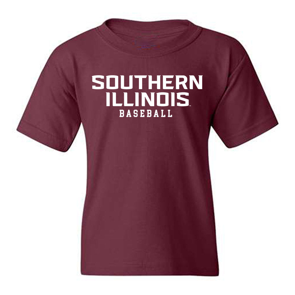 SIU Carbondale - NCAA Baseball : Andrew Evans - Classic Shersey Youth T-Shirt-0