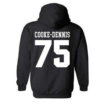 SIU Carbondale - NCAA Football : Tristan Cooke-Dennis - Classic Shersey Hooded Sweatshirt-1