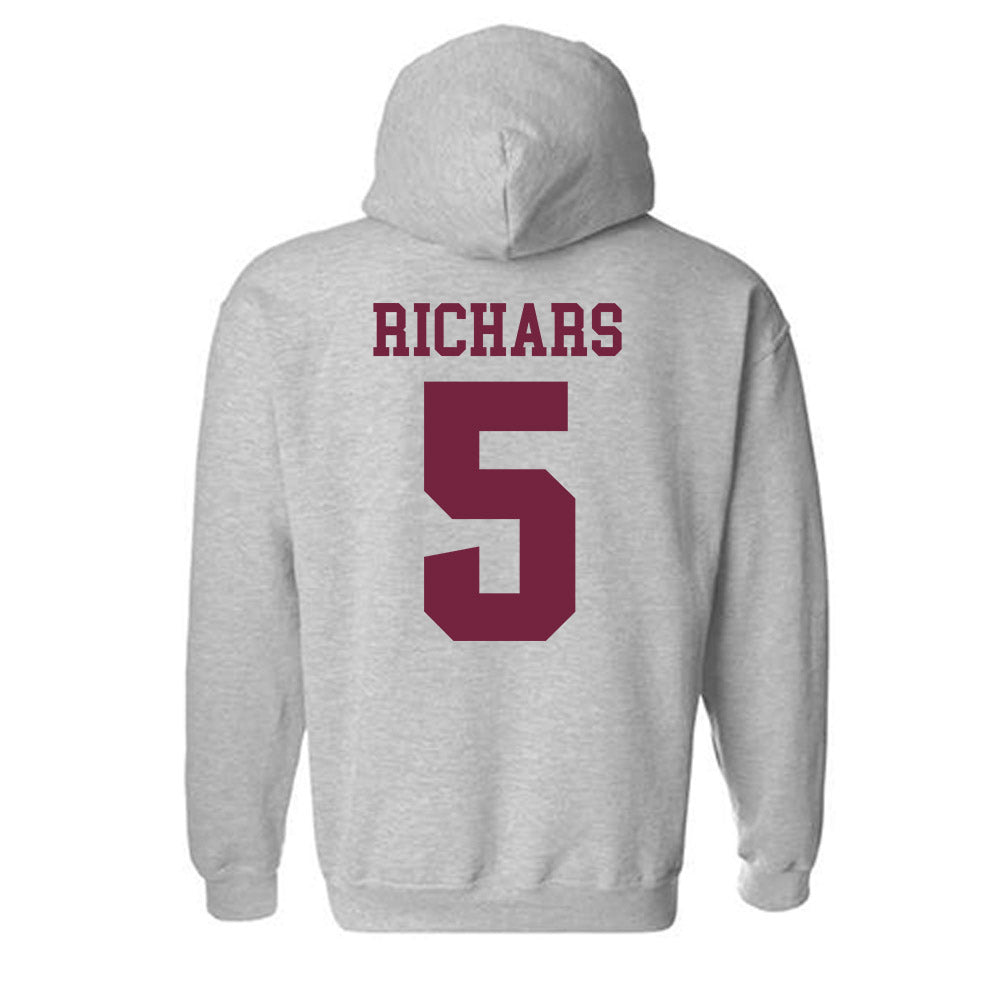 SIU Carbondale - NCAA Baseball : Grant Richars - Classic Shersey Hooded Sweatshirt-1