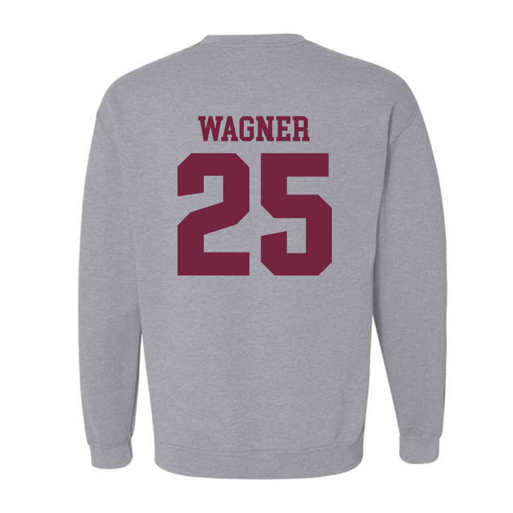 SIU Carbondale - NCAA Football : Kayleb Wagner - Classic Shersey Crewneck Sweatshirt-1