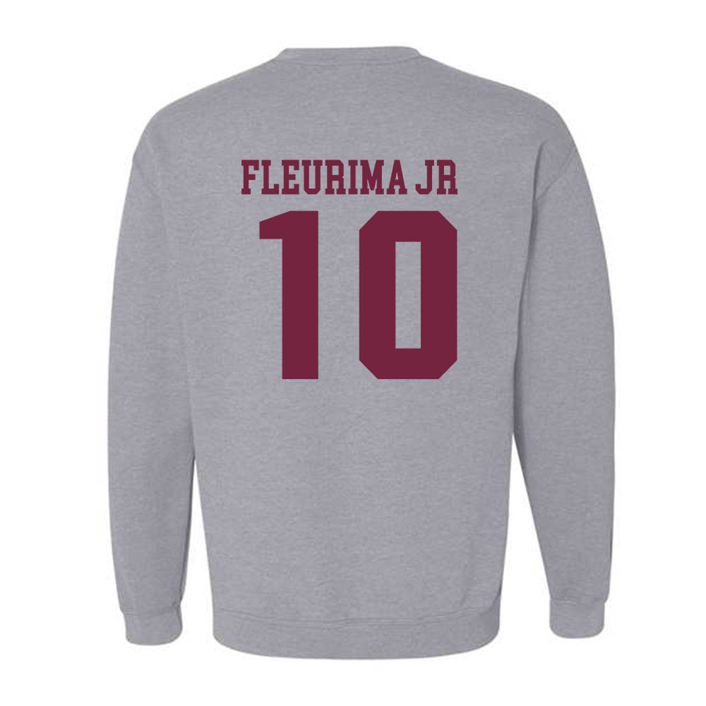 SIU Carbondale - NCAA Football : Bernadin Fleurima Jr - Classic Shersey Crewneck Sweatshirt-1