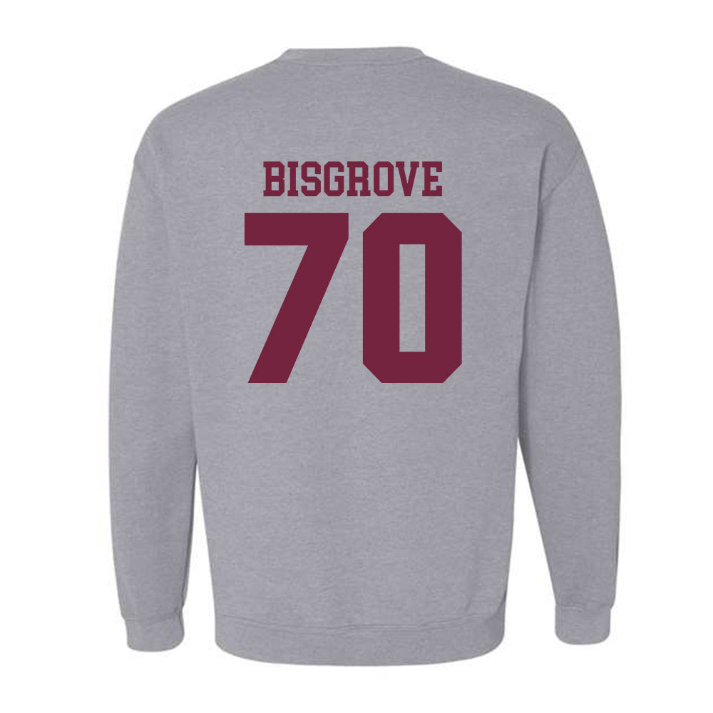 SIU Carbondale - NCAA Football : Brendan Bisgrove - Classic Shersey Crewneck Sweatshirt-1