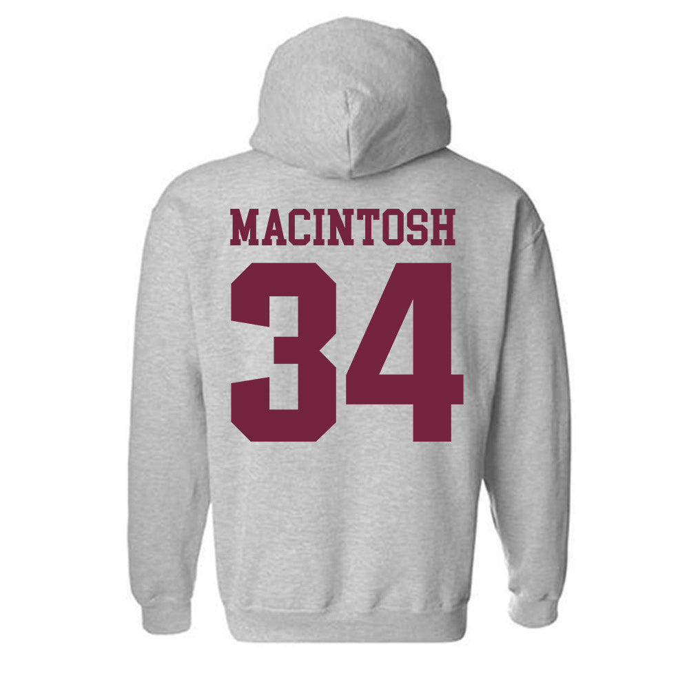 SIU Carbondale - NCAA Baseball : Jack MacIntosh - Classic Shersey Hooded Sweatshirt-1