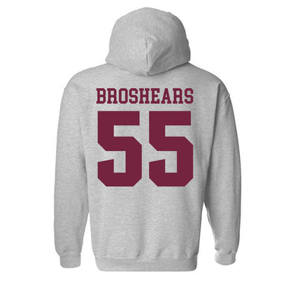 SIU Carbondale - NCAA Football : Alex Broshears - Classic Shersey Hooded Sweatshirt-1