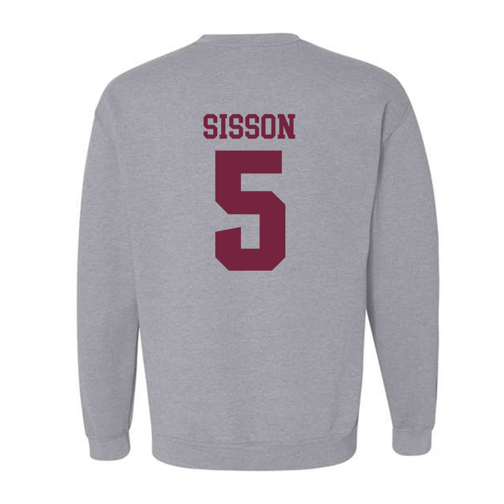 SIU Carbondale - NCAA Football : Blayne Sisson - Classic Shersey Crewneck Sweatshirt-1