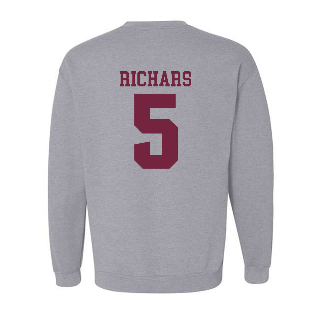 SIU Carbondale - NCAA Baseball : Grant Richars - Classic Shersey Crewneck Sweatshirt-1