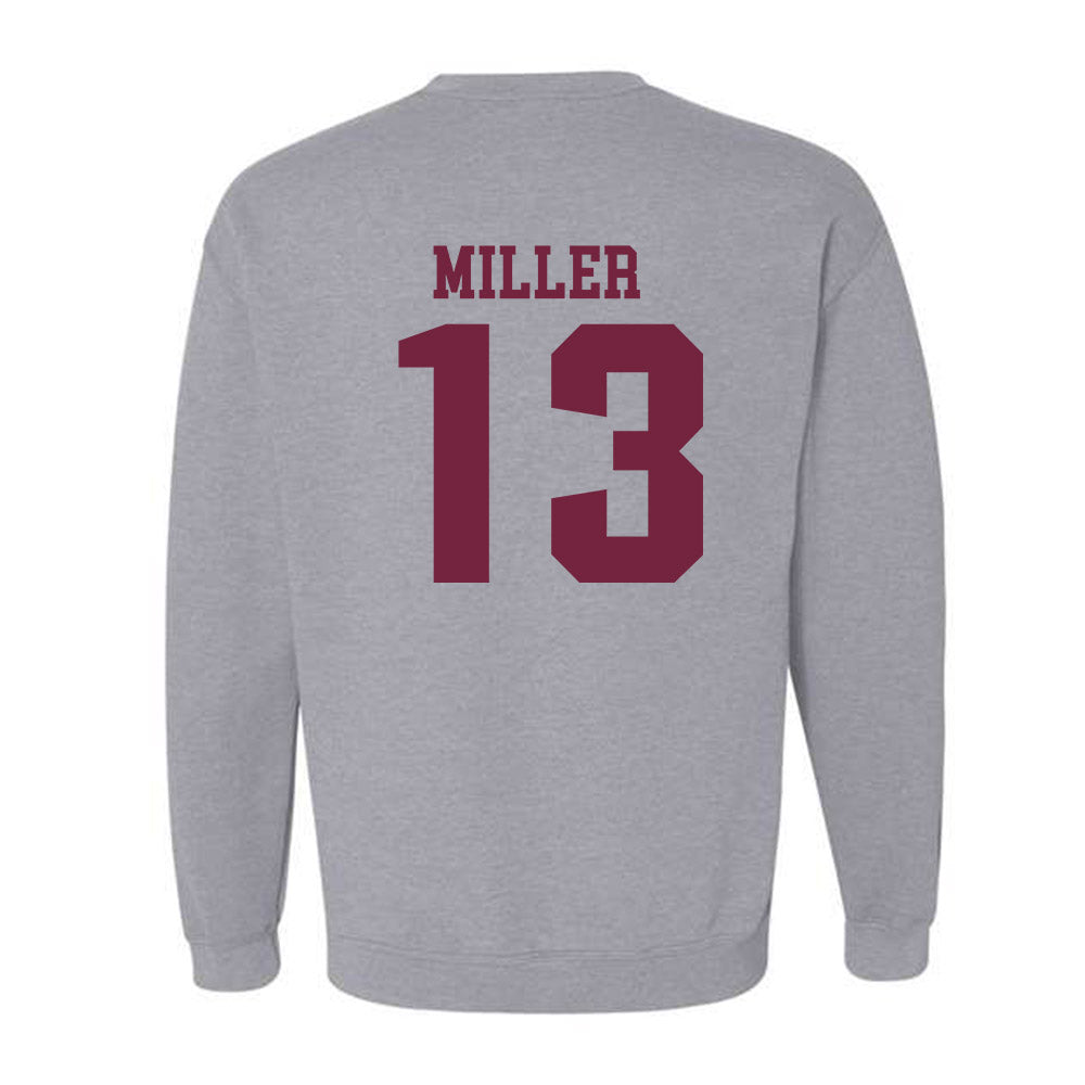 SIU Carbondale - NCAA Football : Camron Miller - Classic Shersey Crewneck Sweatshirt-1
