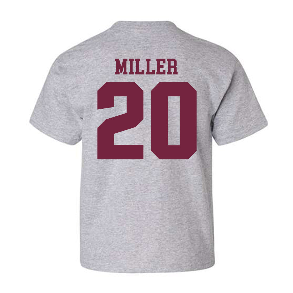SIU Carbondale - NCAA Baseball : Charlie Miller - Classic Shersey Youth T-Shirt-1