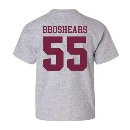 SIU Carbondale - NCAA Football : Alex Broshears - Classic Shersey Youth T-Shirt-1