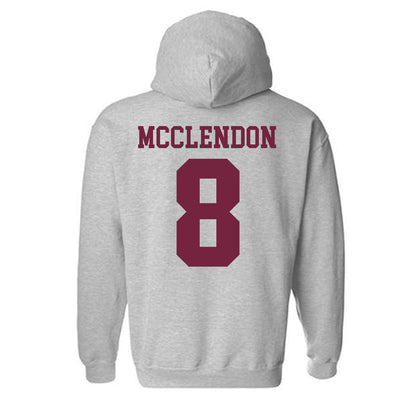 SIU Carbondale - NCAA Football : Jeremiah McClendon - Classic Shersey Hooded Sweatshirt-1