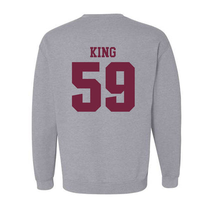 SIU Carbondale - NCAA Football : Brennan King - Classic Shersey Crewneck Sweatshirt-1