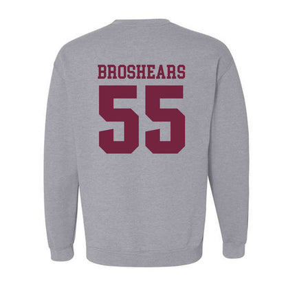 SIU Carbondale - NCAA Football : Alex Broshears - Classic Shersey Crewneck Sweatshirt-1