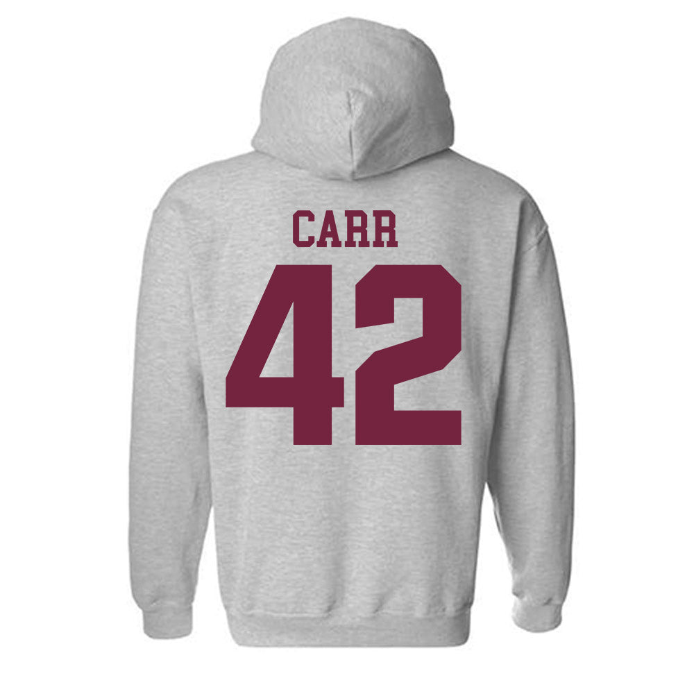 SIU Carbondale - NCAA Football : Patrick Carr - Classic Shersey Hooded Sweatshirt-1
