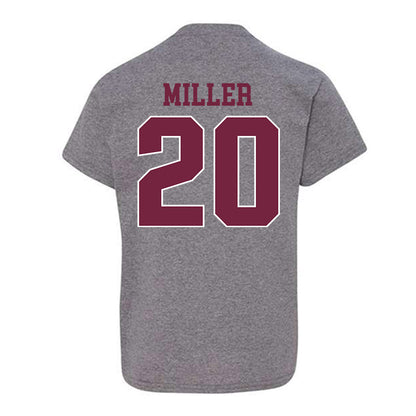 SIU Carbondale - NCAA Baseball : Charlie Miller - Classic Shersey Youth T-Shirt-1