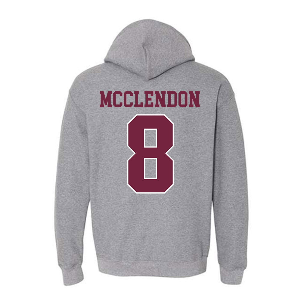 SIU Carbondale - NCAA Football : Jeremiah McClendon - Classic Shersey Hooded Sweatshirt-1