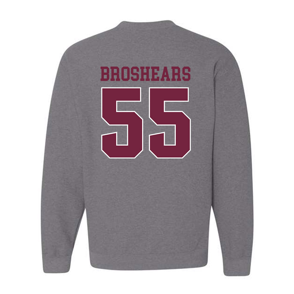 SIU Carbondale - NCAA Football : Alex Broshears - Classic Shersey Crewneck Sweatshirt-1