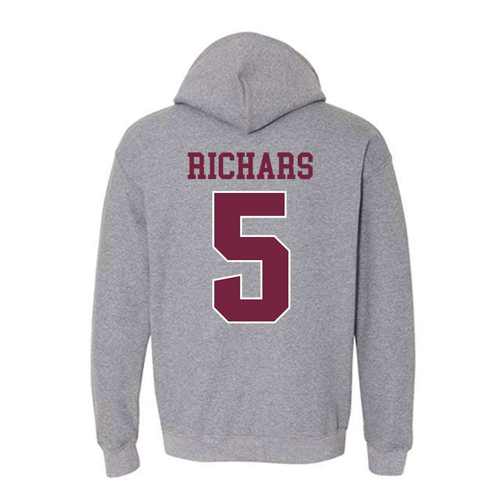 SIU Carbondale - NCAA Baseball : Grant Richars - Classic Shersey Hooded Sweatshirt-1