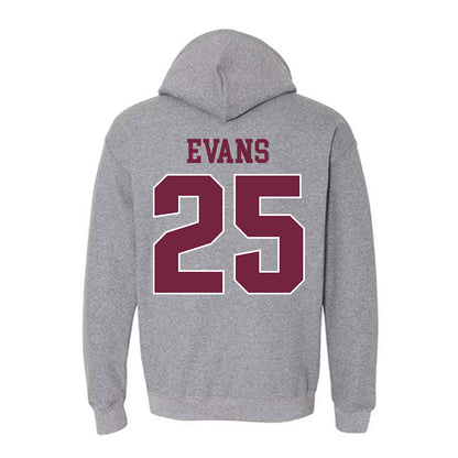 SIU Carbondale - NCAA Baseball : Andrew Evans - Classic Shersey Hooded Sweatshirt-1