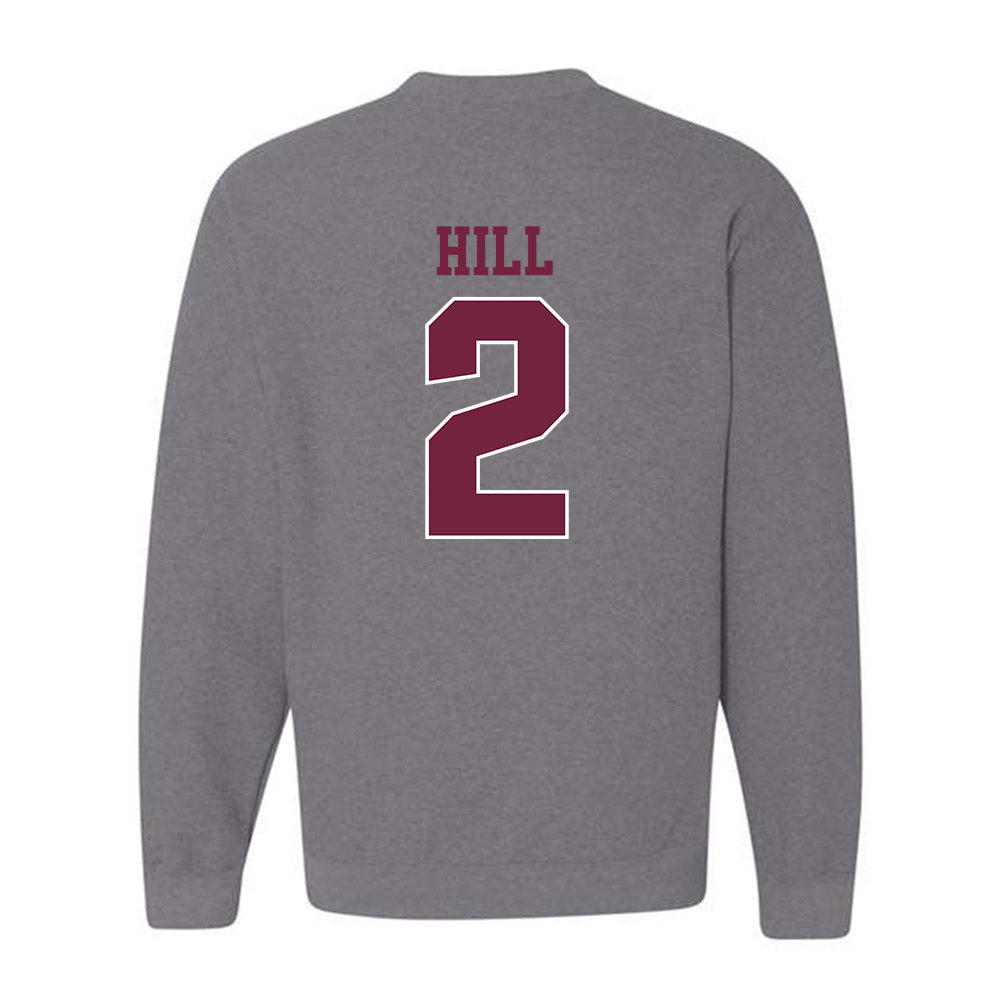 SIU Carbondale - NCAA Football : Naz Hill - Classic Shersey Crewneck Sweatshirt-1