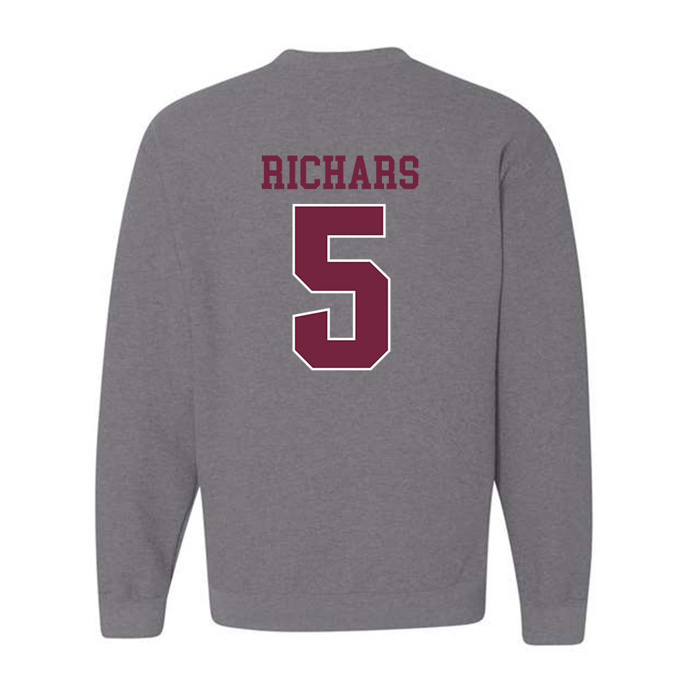 SIU Carbondale - NCAA Baseball : Grant Richars - Classic Shersey Crewneck Sweatshirt-1
