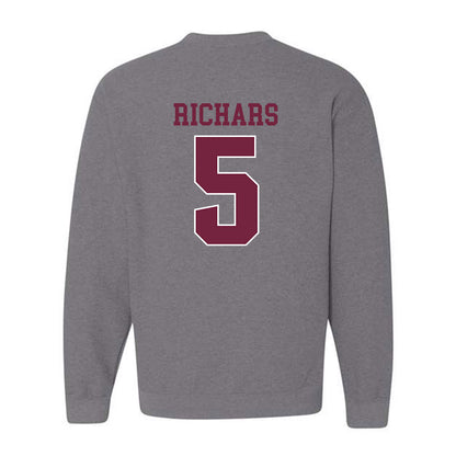 SIU Carbondale - NCAA Baseball : Grant Richars - Classic Shersey Crewneck Sweatshirt-1