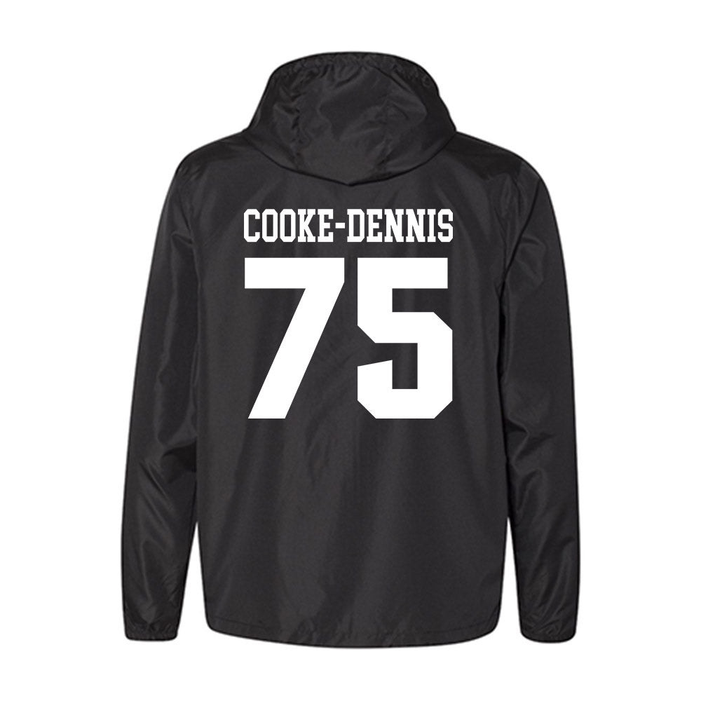SIU Carbondale - NCAA Football : Tristan Cooke-Dennis - Windbreaker-1