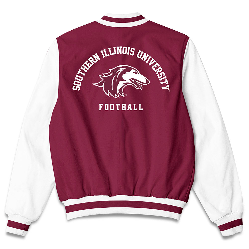 SIU Carbondale - NCAA Football : Derek Harden - Bomber Jacket-1