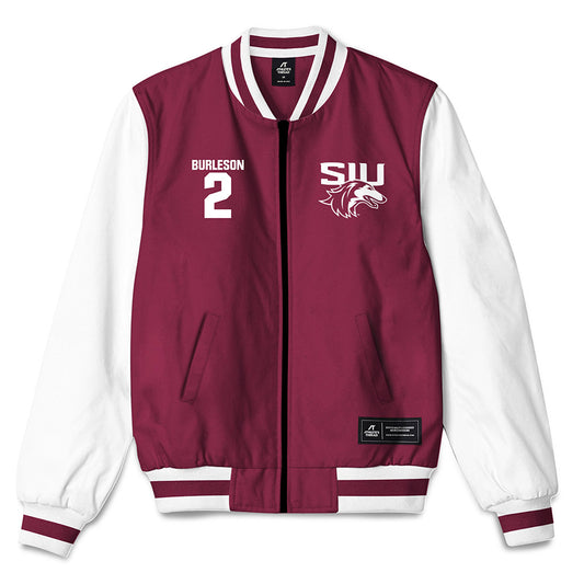 SIU Carbondale - NCAA Women's Soccer : Avery Burleson - Bomber Jacket-0