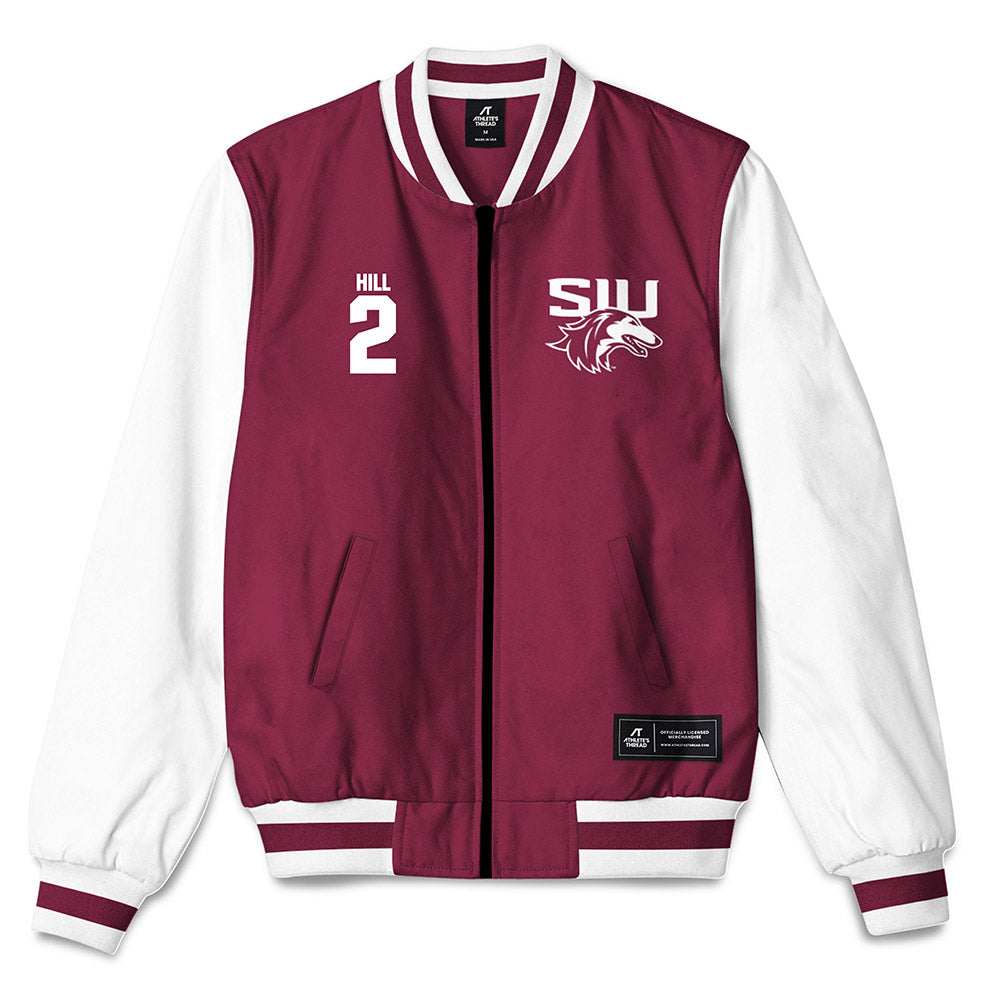 SIU Carbondale - NCAA Football : Naz Hill - Bomber Jacket-0
